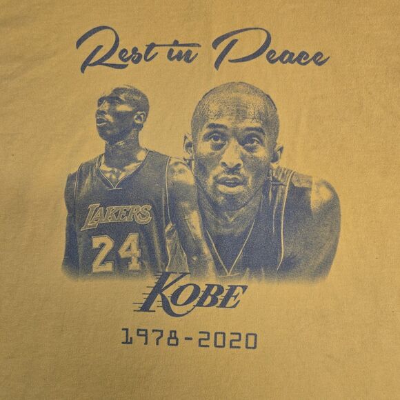 Volcom Kobe Bryant Black Mamba R.I.P. Shirt Size Medium Los Angeles Lakers RARE - Picture 3 of 7